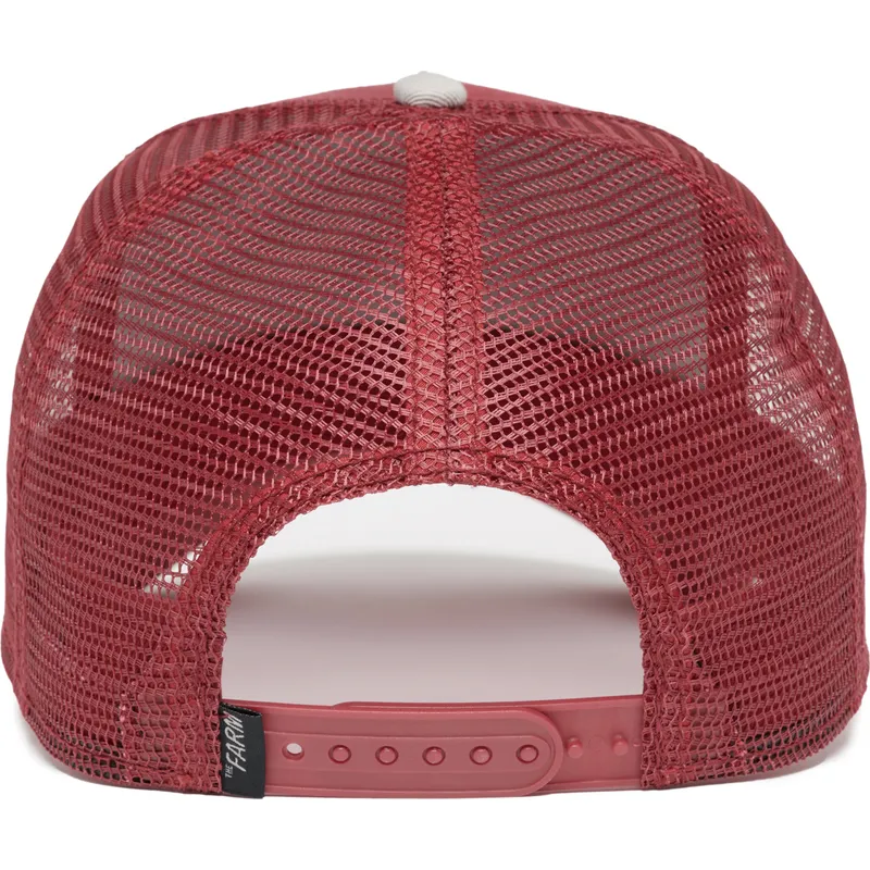 trucker-cap-rot-und-grau-panther-the-panther-big-cats-the-farm-von-goorin-bros