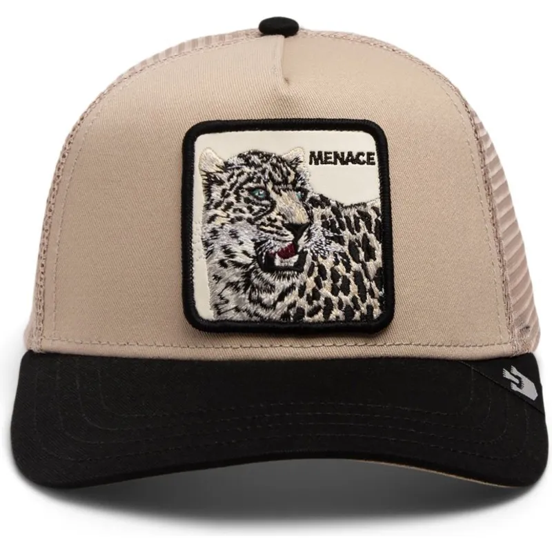siltovka-zaoblena-bezova-snapback-menace-the-snow-leopard-big-cats-the-farm-goorin-bros