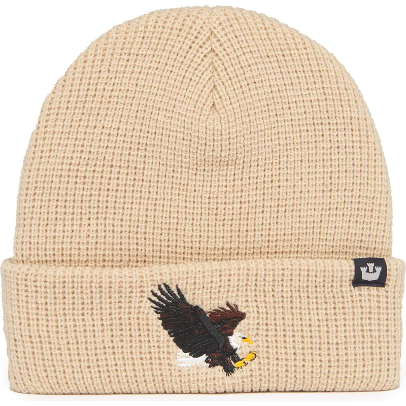 ciapka-bezova-ribbed-eagle-classic-knit-the-farm-goorin-bros