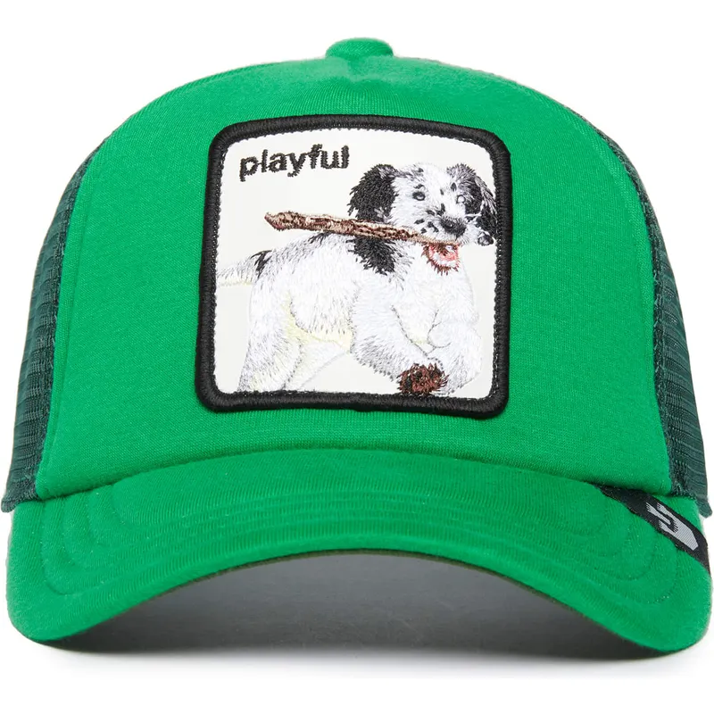 siltovka-zaoblena-zelena-snapback-pre-deti-playful-playtime-the-farm-goorin-bros