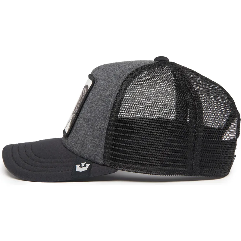 siltovka-zaoblena-siva-snapback-pre-deti-rascal-racacoonie-the-farm-goorin-bros