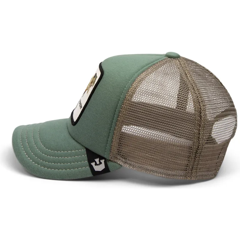 siltovka-zaoblena-zelena-snapback-pre-deti-monster-little-tyrant-extinct-the-farm-goorin-bros