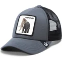 goorin-bros-kinder-trucker-cap-grau-mammut-mammoth-fuzzy-trunk-extinct-the-farm