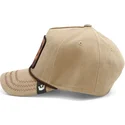 siltovka-zaoblena-hneda-snapback-bear-bare-duck-canvas-the-farm-goorin-bros