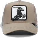 siltovka-zaoblena-bezova-snapback-the-stallion-the-farm-goorin-bros