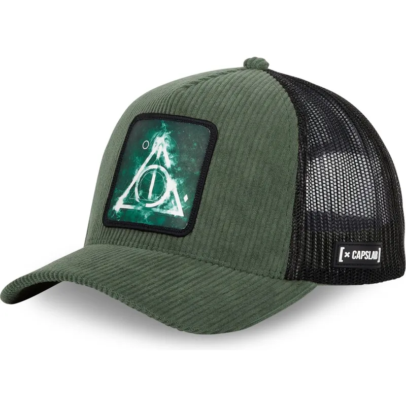 siltovka-zaoblena-zelena-snapback-relikvie-smrti-harry-potter-capslab
