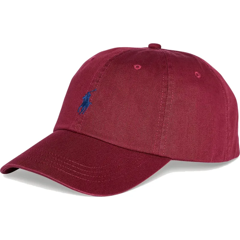 siltovka-zaoblena-cervena-nastavitelny-cotton-chino-classic-sport-polo-ralph-lauren