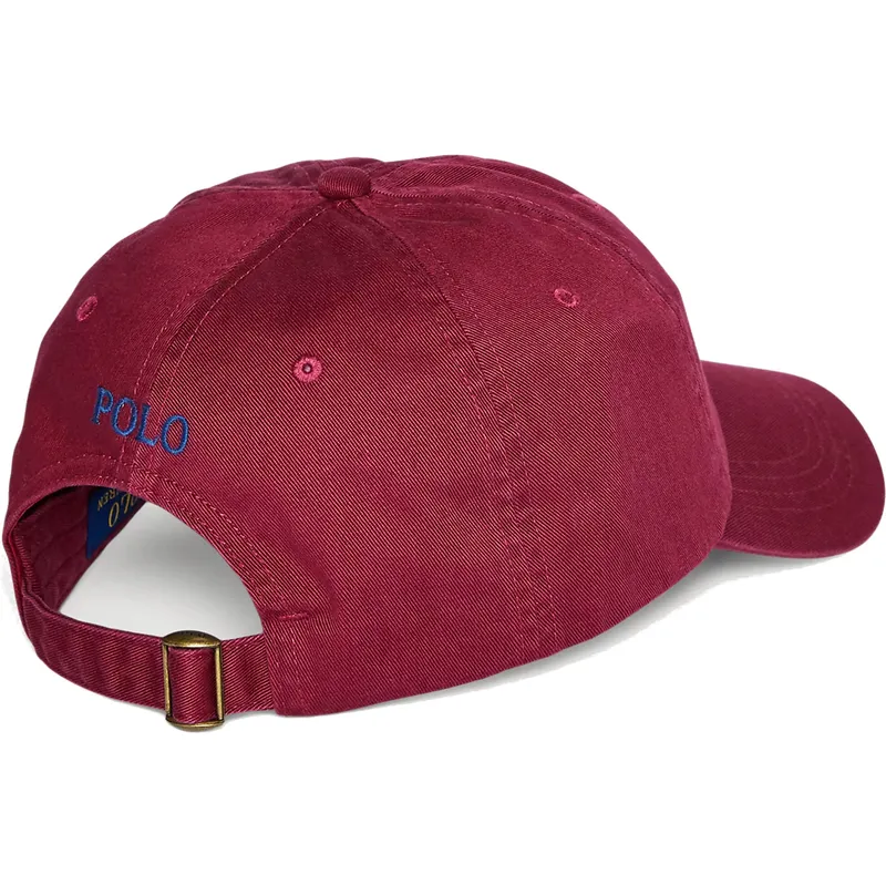 siltovka-zaoblena-cervena-nastavitelny-cotton-chino-classic-sport-polo-ralph-lauren
