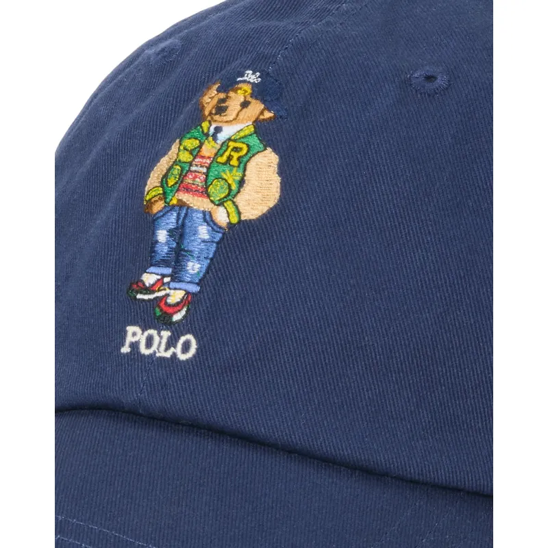 marineblaue-verstellbare-curved-cap-polo-bear-twill-von-polo-ralph-lauren