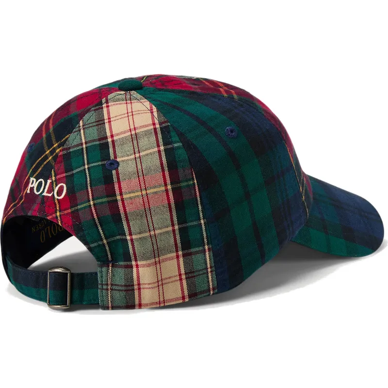 siltovka-zaoblena-viacfarebna-nastavitelny-classic-sport-plaid-polo-ralph-lauren