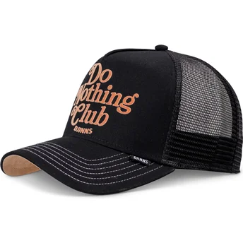 Schwarze Trucker-Kappe Do Nothing Club HFT DNC 30th von Djinns
