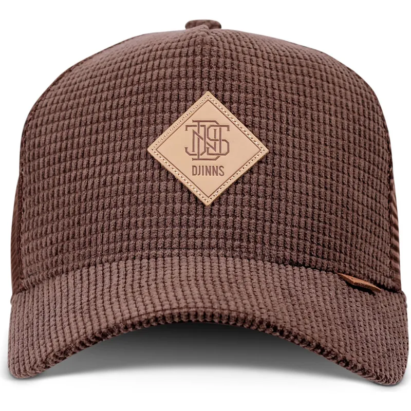siltovka-zaoblena-hneda-snapback-hft-waffle-cord-djinns