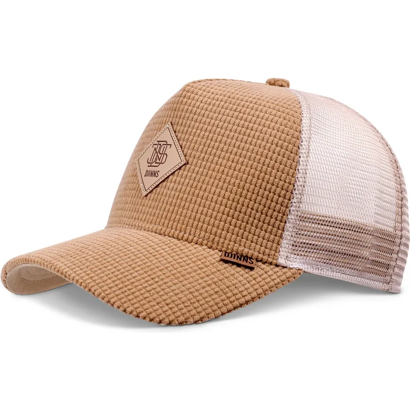 siltovka-zaoblena-bezova-snapback-hft-waffle-cord-djinns