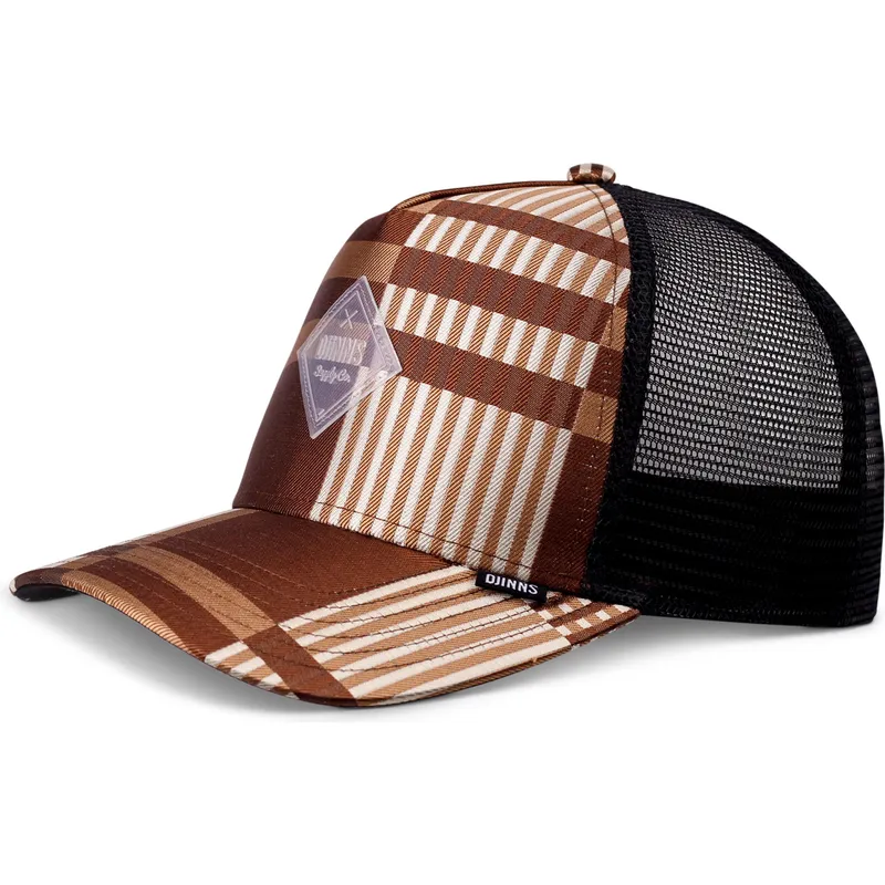 siltovka-zaoblena-hneda-snapback-hft-shiny-check-djinns