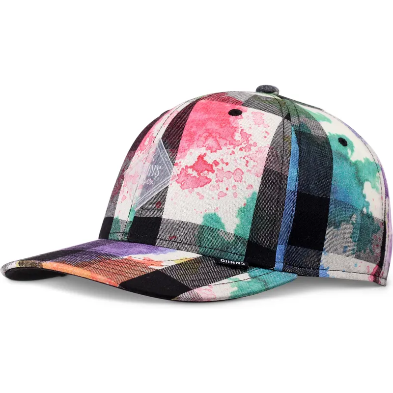 siltovka-zaoblena-viacfarebna-snapback-truefit-dirty-check-djinns