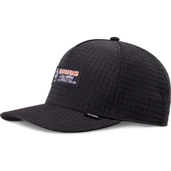 Djinns Curved Brim Sunday Coffee RipStop Black Snapback Cap