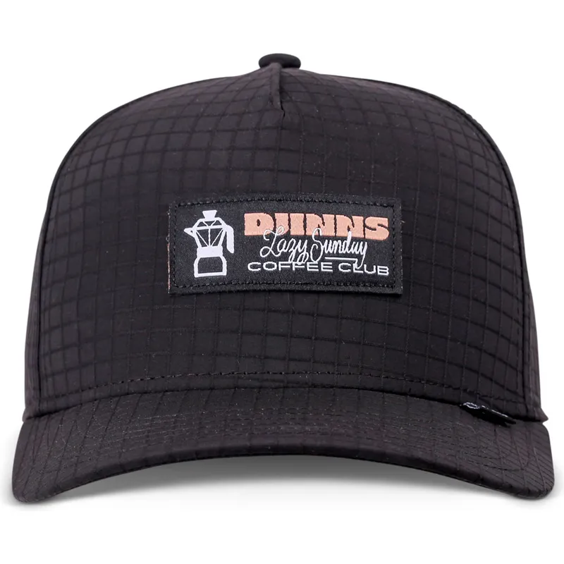 siltovka-zaoblena-cierna-snapback-sunday-coffee-ripstop-djinns