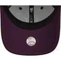 new-era-curved-brim-9forty-melton-wool-new-york-yankees-mlb-purple-snapback-cap
