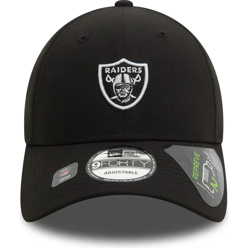 siltovka-zaoblena-cierna-nastavitelny-9forty-repreve-mini-las-vegas-raiders-nfl-new-era