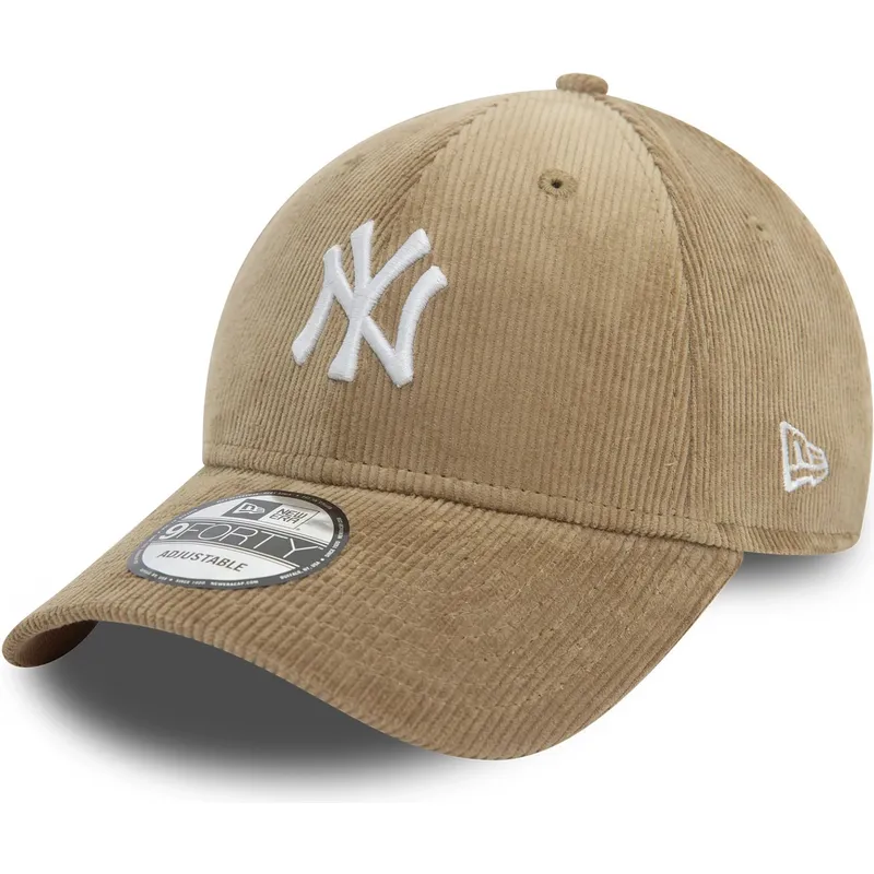 siltovka-zaoblena-bezova-nastavitelny-9forty-cord-new-york-yankees-mlb-new-era