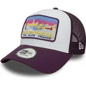 siltovka-zaoblena-fialova-snapback-a-frame-ski-patch-courchevel-ciudades-y-playas-new-era