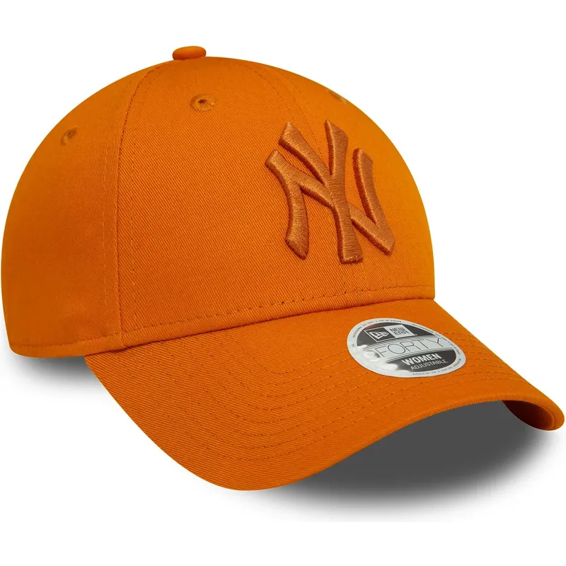 siltovka-zaoblena-oranzova-nastavitelny-9forty-league-essential-new-york-yankees-mlb-new-era