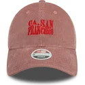 gorra-curva-rosa-ajustable-para-mujer-9twenty-cord-de-san-francisco-ciudades-y-playas-california-de-new-era