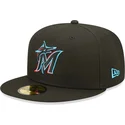 siltovka-rovna-cierna-upravena-59fifty-ac-perf-miami-marlins-mlb-new-era