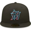 siltovka-rovna-cierna-upravena-59fifty-ac-perf-miami-marlins-mlb-new-era