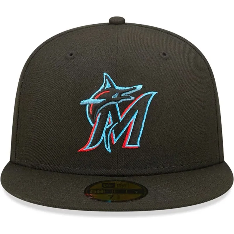 siltovka-rovna-cierna-upravena-59fifty-ac-perf-miami-marlins-mlb-new-era