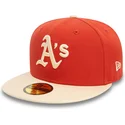 siltovka-rovna-oranzova-upravena-59fifty-side-patch-oakland-athletics-mlb-new-era
