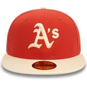siltovka-rovna-oranzova-upravena-59fifty-side-patch-oakland-athletics-mlb-new-era