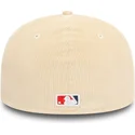 new-era-new-york-yankees-mlb-59fifty-low-profile-cord-kappe-mit-gebogenem-schirm-in-beige-und-marineblau