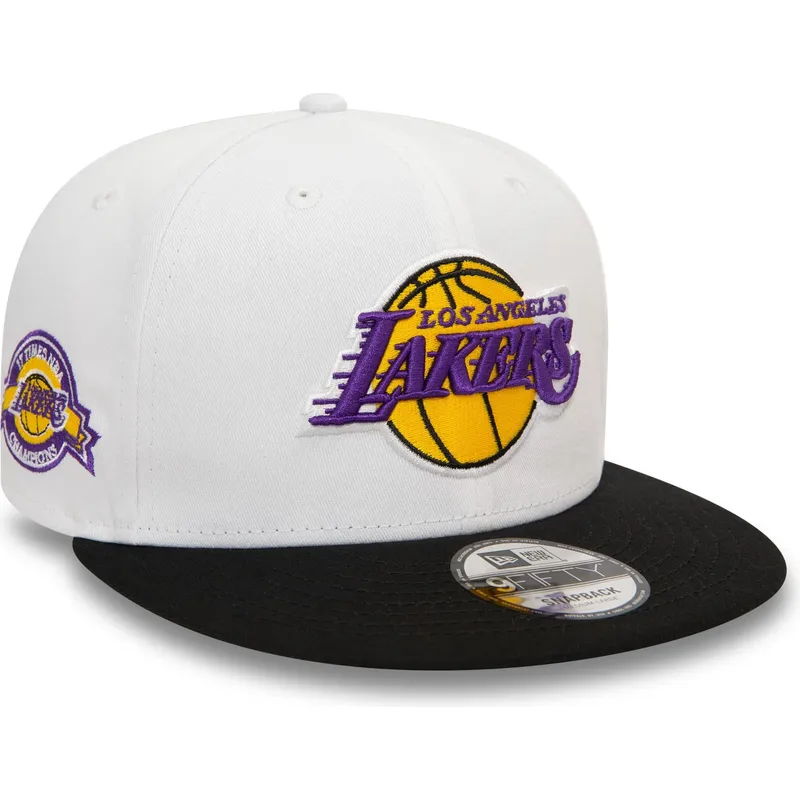 siltovka-rovna-cierna-snapback-9fifty-white-crown-patch-los-angeles-lakers-nba-new-era