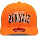 new-era-9fifty-a-frame-coaches-snapback-kappe-mit-gebogenem-schirm-in-orange-der-cincinnati-bengals-nfl