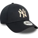 new-era-new-york-yankees-mlb-9forty-pivot-knit-verstellbare-dunkelblaue-kappe
