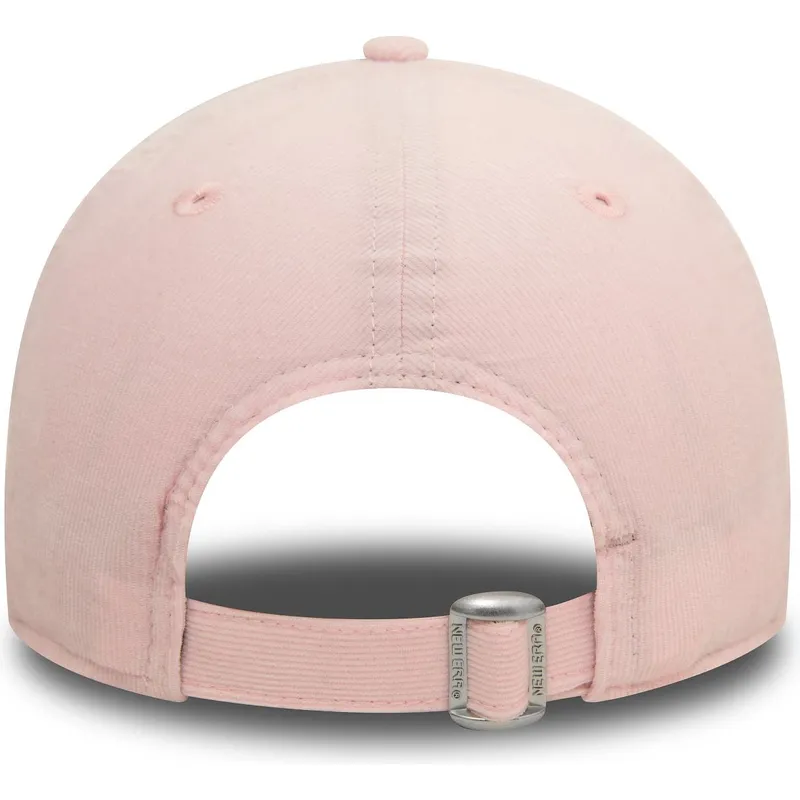 ac-milan-serie-a-9forty-needle-cord-verstellbare-rosa-kinderkappe-mit-gebogenem-schirm-von-new-era