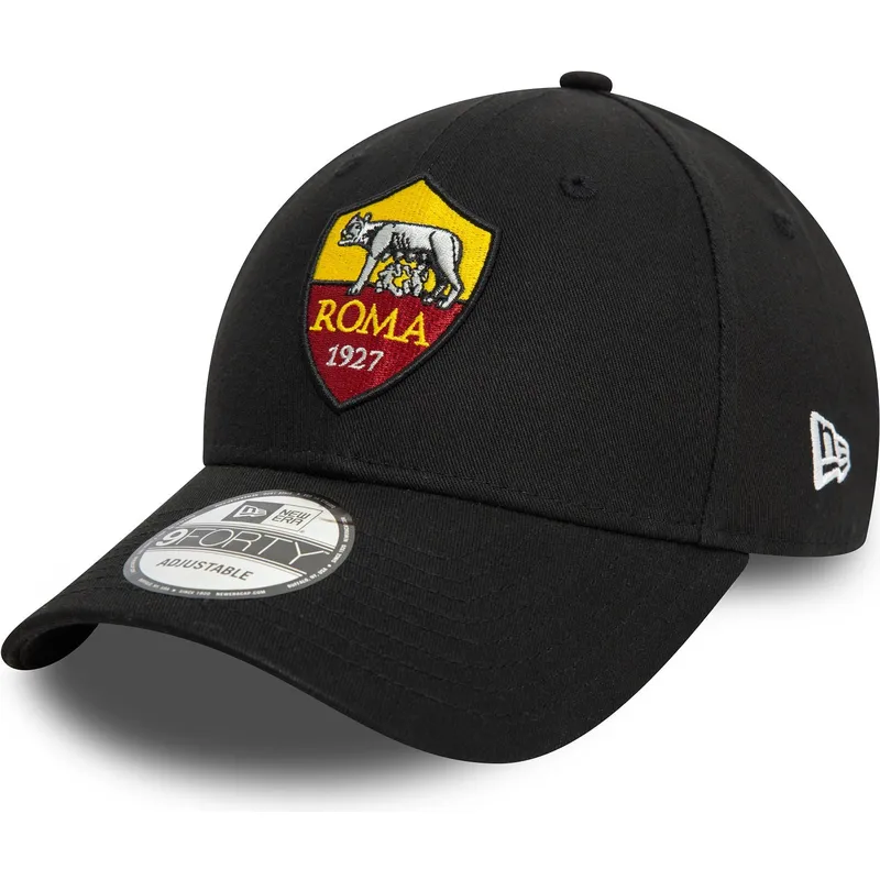 cap-zaoblena-black-adjustable-strap-9forty-core-associazione-sportiva-roma-serie-a-new-era