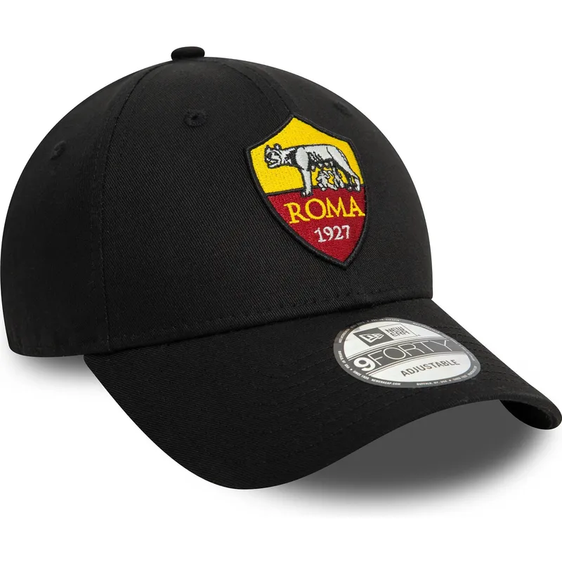 schwarze-verstellbare-curved-cap-9forty-core-der-associazione-sportiva-roma-serie-a-von-new-era