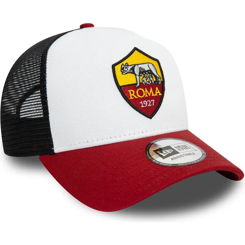 siltovky-zaoblena-kamionista-viacfarebna-snapback-9forty-e-frame-core-associazione-sportiva-roma-serie-a-new-era