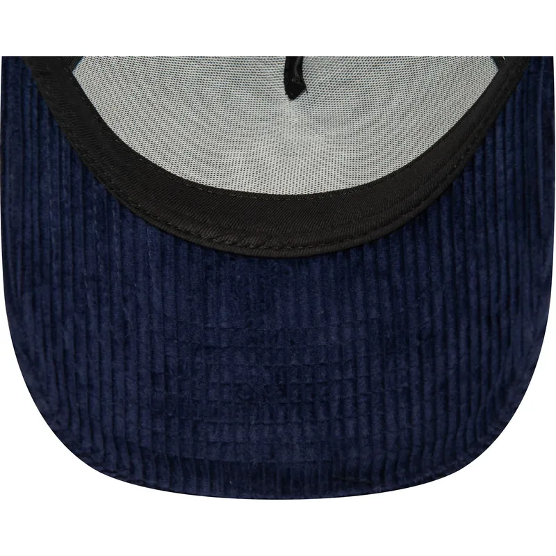 new-era-new-york-yankees-mlb-9forty-a-frame-cord-trucker-cap-in-marineblau