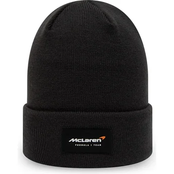 Schwarze Essential Cuff Knit Mütze von McLaren Racing Formula 1 von New Era