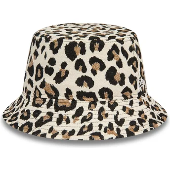 New Era Women Leopard Bucket Hat