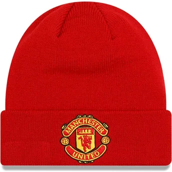 Čiapka červená Core Cuff Manchester United Football Club Premier League New Era