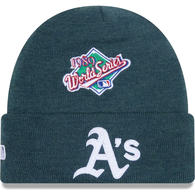 ciapka-zelena-world-series-balaclava-oakland-athletics-mlb-new-era