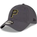 verstellbare-graue-kappe-9twenty-core-classic-der-pittsburgh-pirates-mlb-von-new-era