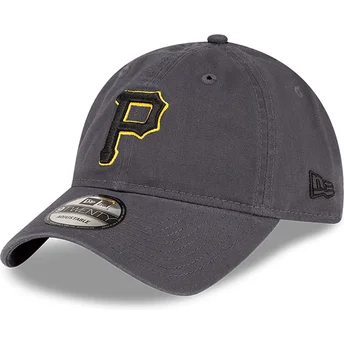 Šiltovky zaoblená sivá nastaviteľný pásik 9TWENTY Core Classic Pittsburgh Pirates MLB New Era