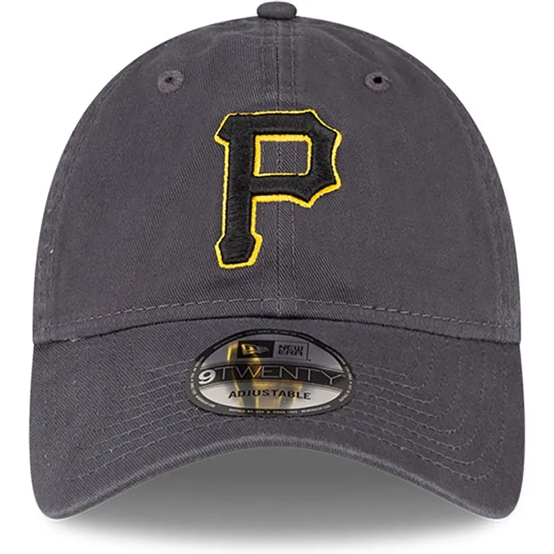 siltovky-zaoblena-siva-nastavitelny-pasik-9twenty-core-classic-pittsburgh-pirates-mlb-new-era