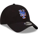 schwarze-verstellbare-gebogene-kappe-9twenty-core-classic-der-new-york-mets-mlb-von-new-era