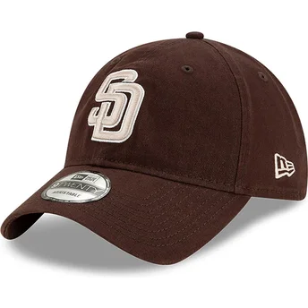Cap zaoblená brown adjustable strap 9TWENTY Core Classic San Diego Padres MLB New Era